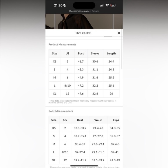 Commense Black Semi-Sheer Chiffon Blouse with Gold Neckline Large Ladies - Picture 6 of 9